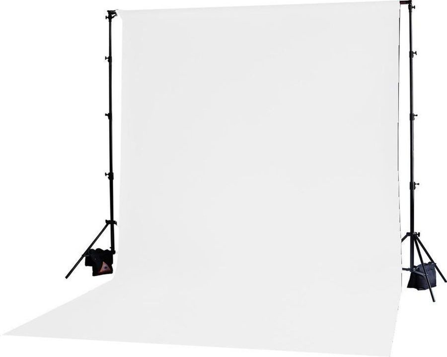 White Photo Backdrop, 2.8 × 3 m