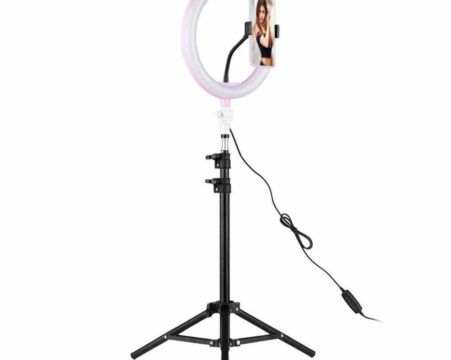 30 cm LED Ring Light with Stand and Phone Holder
